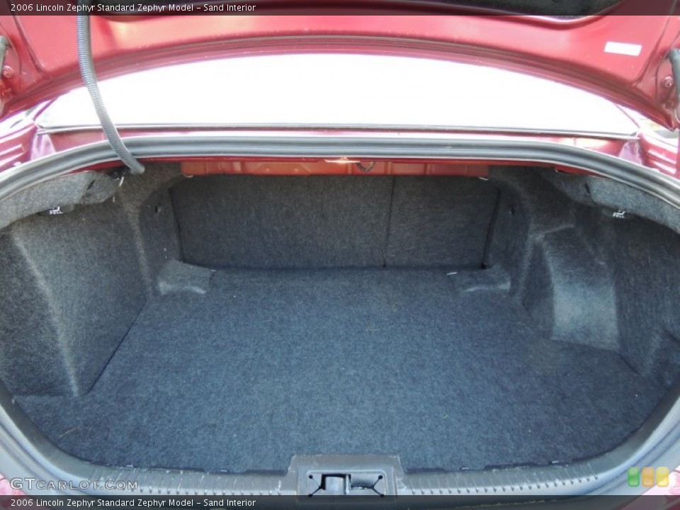 Sand Interior Trunk for the 2006 Lincoln Zephyr  #81202101