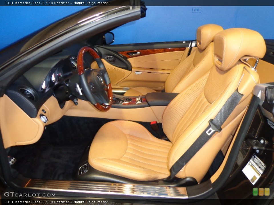 Natural Beige Interior Front Seat for the 2011 Mercedes-Benz SL 550 Roadster #81202308