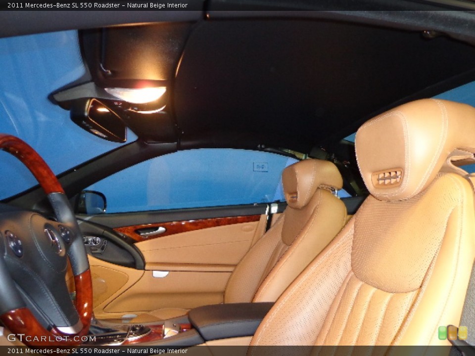 Natural Beige Interior Photo for the 2011 Mercedes-Benz SL 550 Roadster #81202329