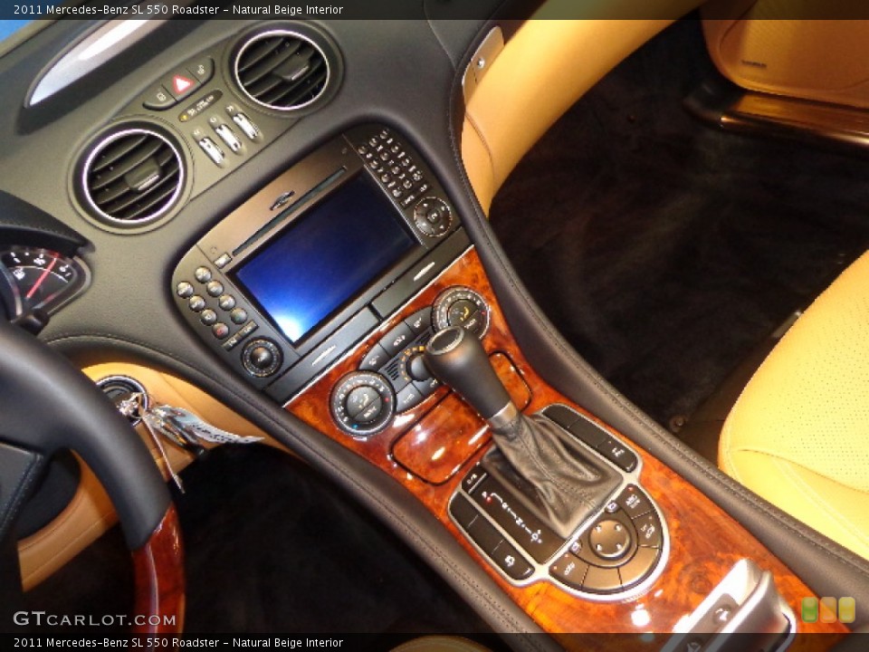Natural Beige Interior Controls for the 2011 Mercedes-Benz SL 550 Roadster #81202407