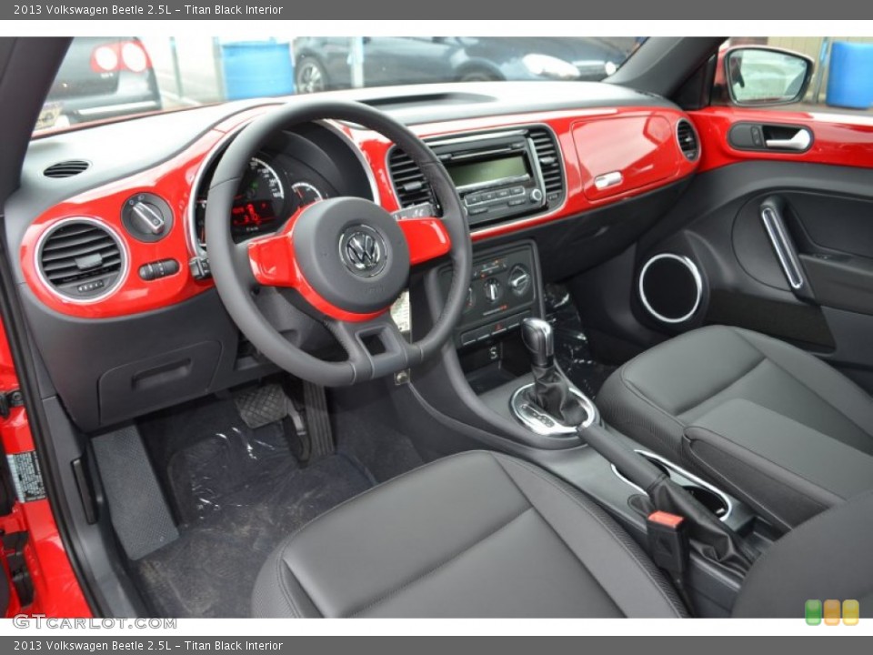 Titan Black Interior Prime Interior for the 2013 Volkswagen Beetle 2.5L #81202503