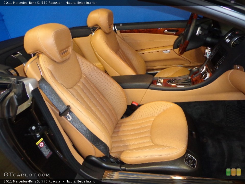 Natural Beige Interior Front Seat for the 2011 Mercedes-Benz SL 550 Roadster #81202545