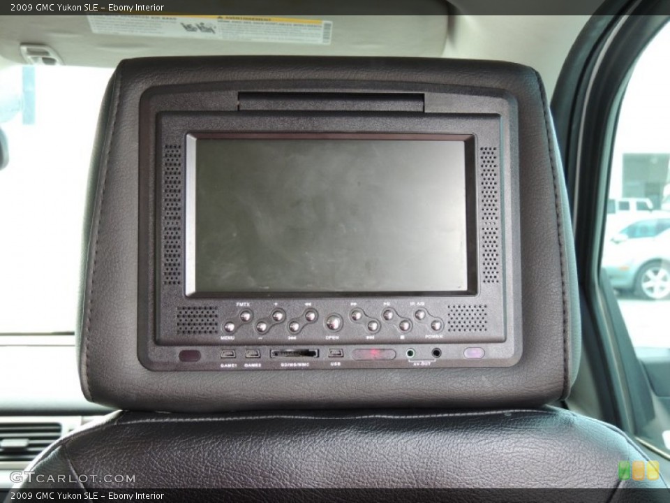 Ebony Interior Entertainment System for the 2009 GMC Yukon SLE #81202689