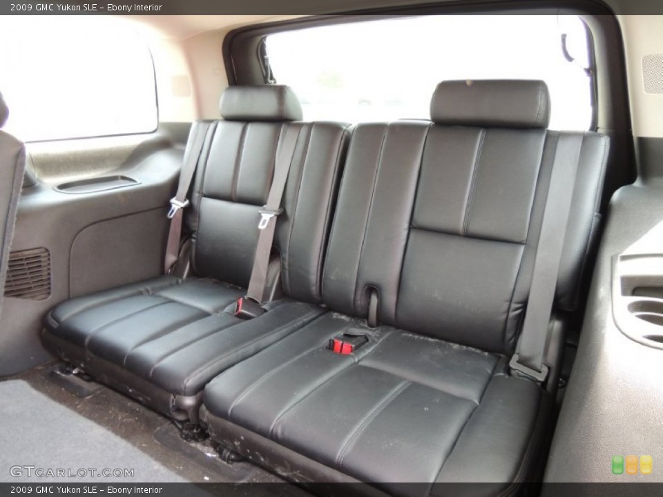 Ebony Interior Rear Seat for the 2009 GMC Yukon SLE #81202775