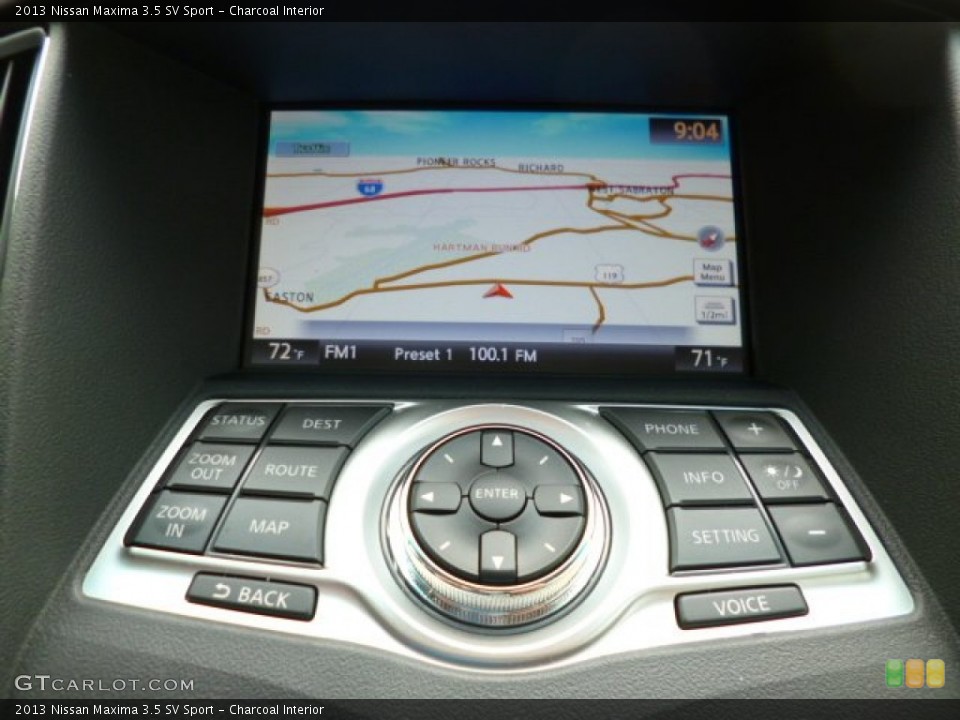Charcoal Interior Navigation for the 2013 Nissan Maxima 3.5 SV Sport #81202962