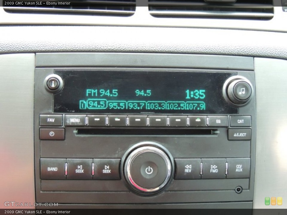 Ebony Interior Audio System for the 2009 GMC Yukon SLE #81202974