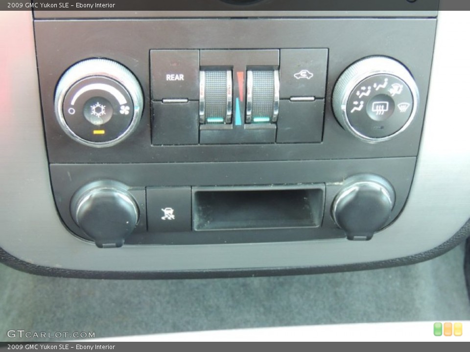 Ebony Interior Controls for the 2009 GMC Yukon SLE #81202994