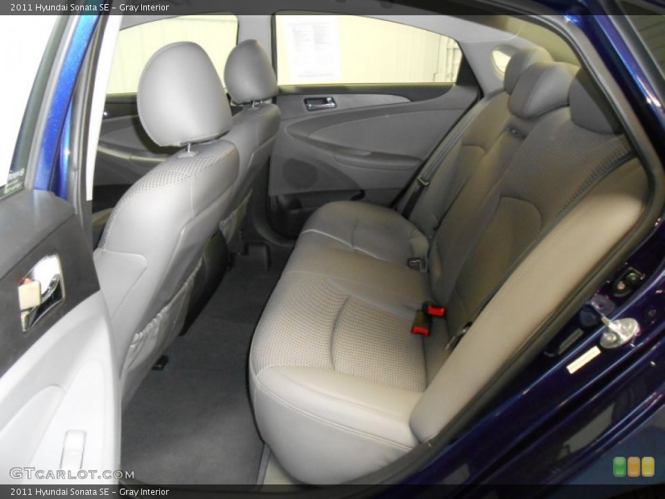 Gray Interior Rear Seat for the 2011 Hyundai Sonata SE #81203664