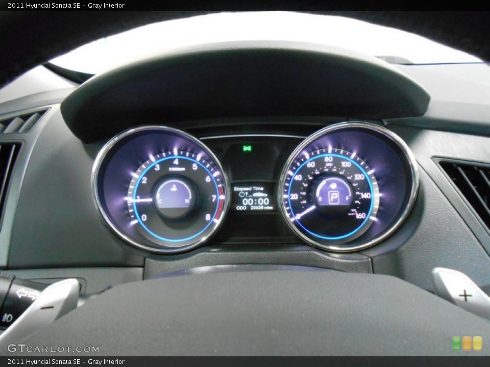 Gray Interior Gauges for the 2011 Hyundai Sonata SE #81203959
