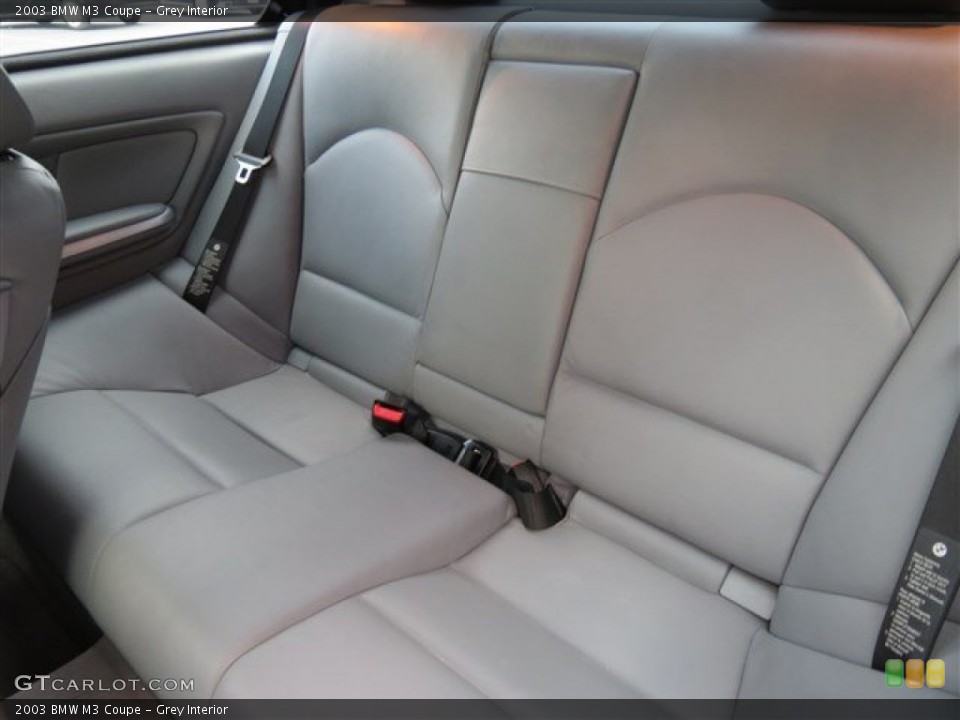 Grey Interior Rear Seat for the 2003 BMW M3 Coupe #81205535