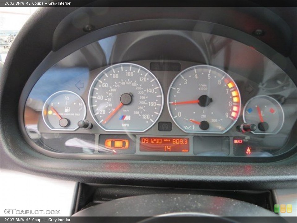 Grey Interior Gauges for the 2003 BMW M3 Coupe #81205623