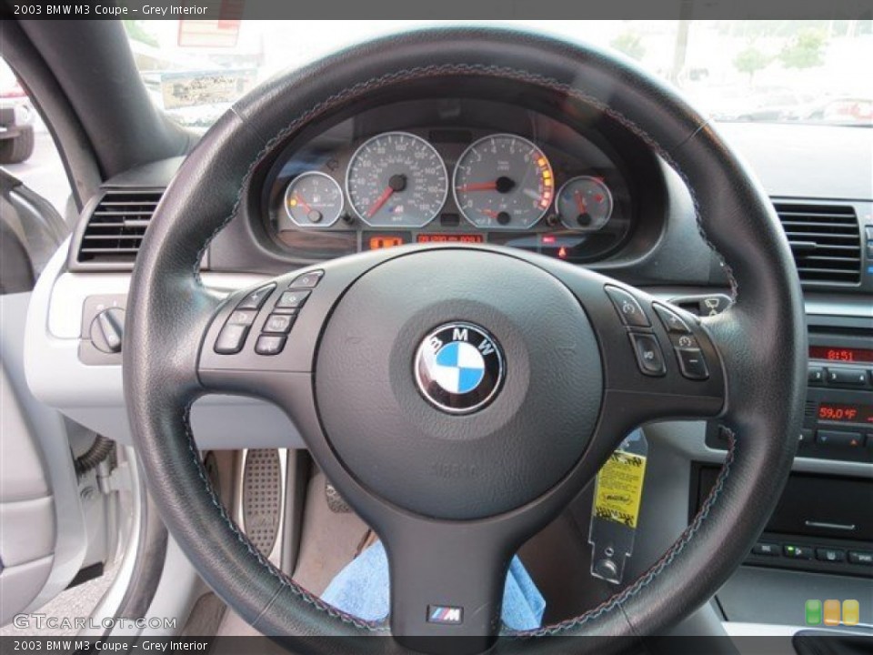 Grey Interior Steering Wheel for the 2003 BMW M3 Coupe #81205647