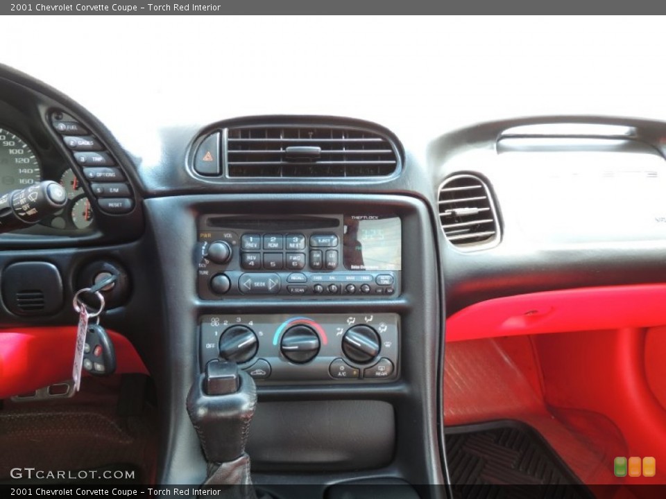 Torch Red Interior Controls for the 2001 Chevrolet Corvette Coupe #81207487