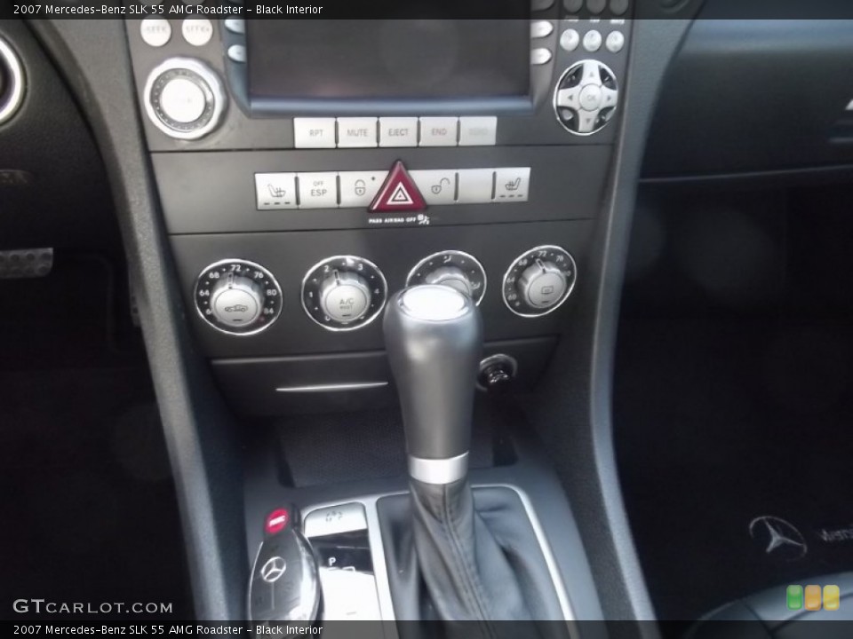 Black Interior Controls for the 2007 Mercedes-Benz SLK 55 AMG Roadster #81207858