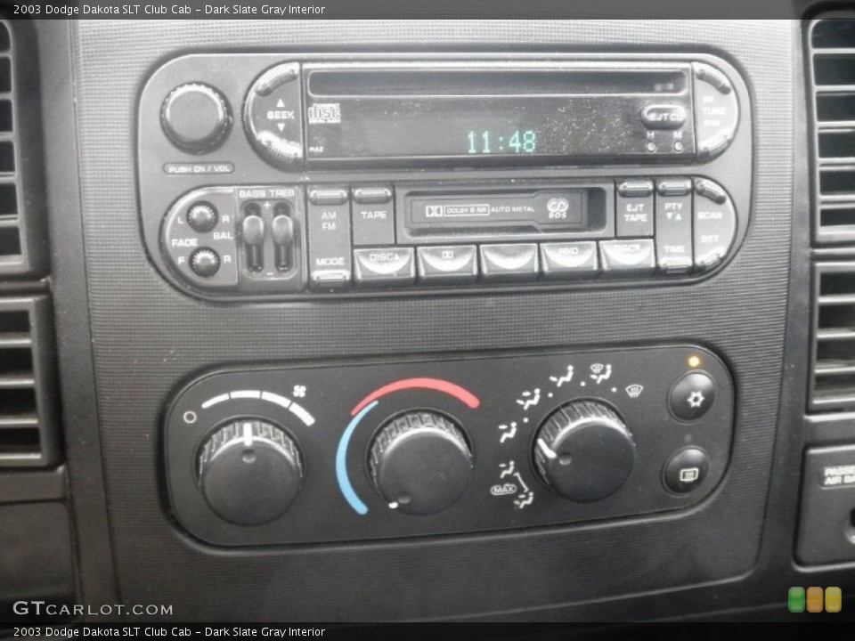 Dark Slate Gray Interior Audio System for the 2003 Dodge Dakota SLT Club Cab #81208530