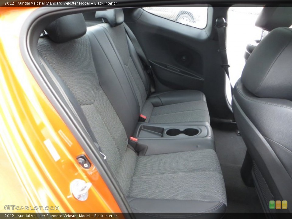 Black Interior Rear Seat for the 2012 Hyundai Veloster  #81209167