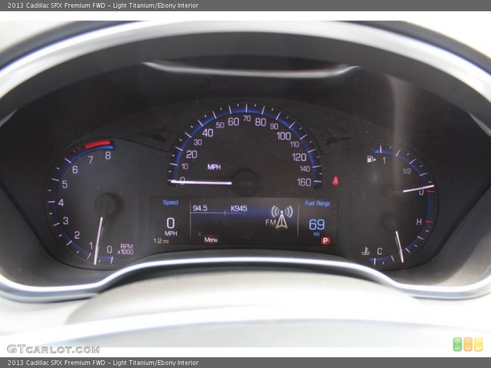 Light Titanium/Ebony Interior Gauges for the 2013 Cadillac SRX Premium FWD #81209274