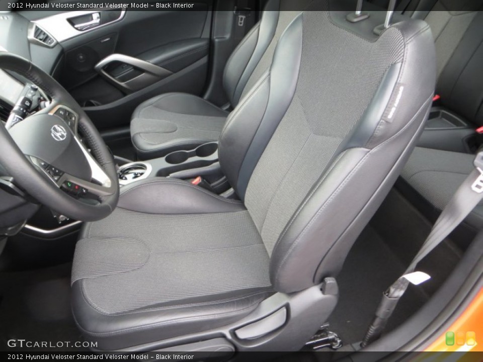 Black Interior Front Seat for the 2012 Hyundai Veloster  #81209277