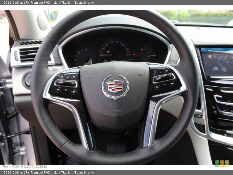 Light Titanium/Ebony Interior Steering Wheel for the 2013 Cadillac SRX Premium FWD #81209292
