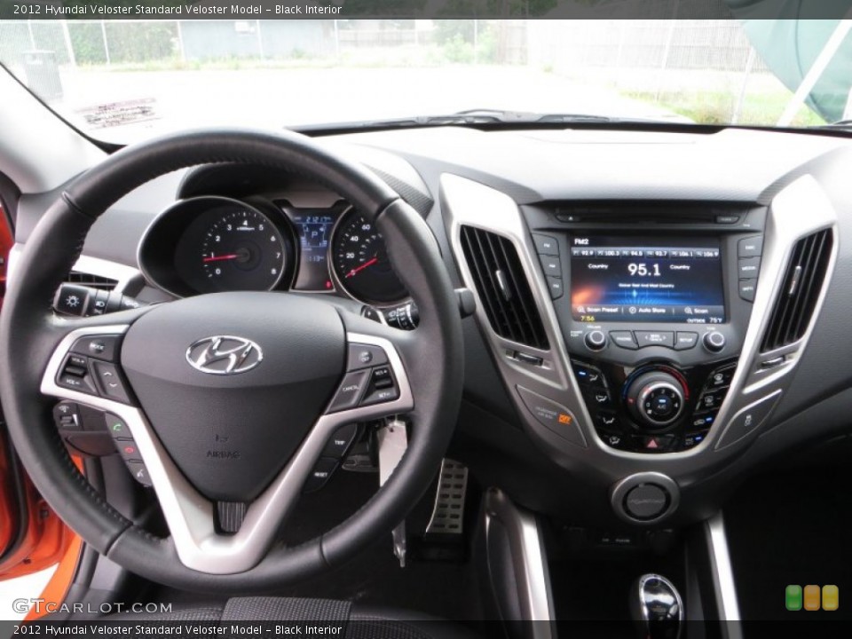 Black Interior Dashboard for the 2012 Hyundai Veloster  #81209349