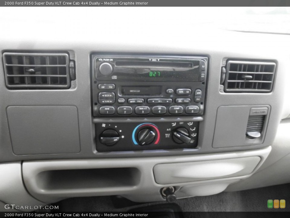 Medium Graphite Interior Controls for the 2000 Ford F350 Super Duty XLT Crew Cab 4x4 Dually #81209884