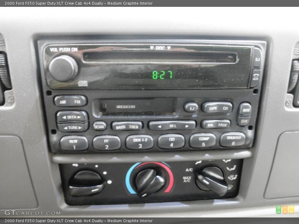 Medium Graphite Interior Audio System for the 2000 Ford F350 Super Duty XLT Crew Cab 4x4 Dually #81209905