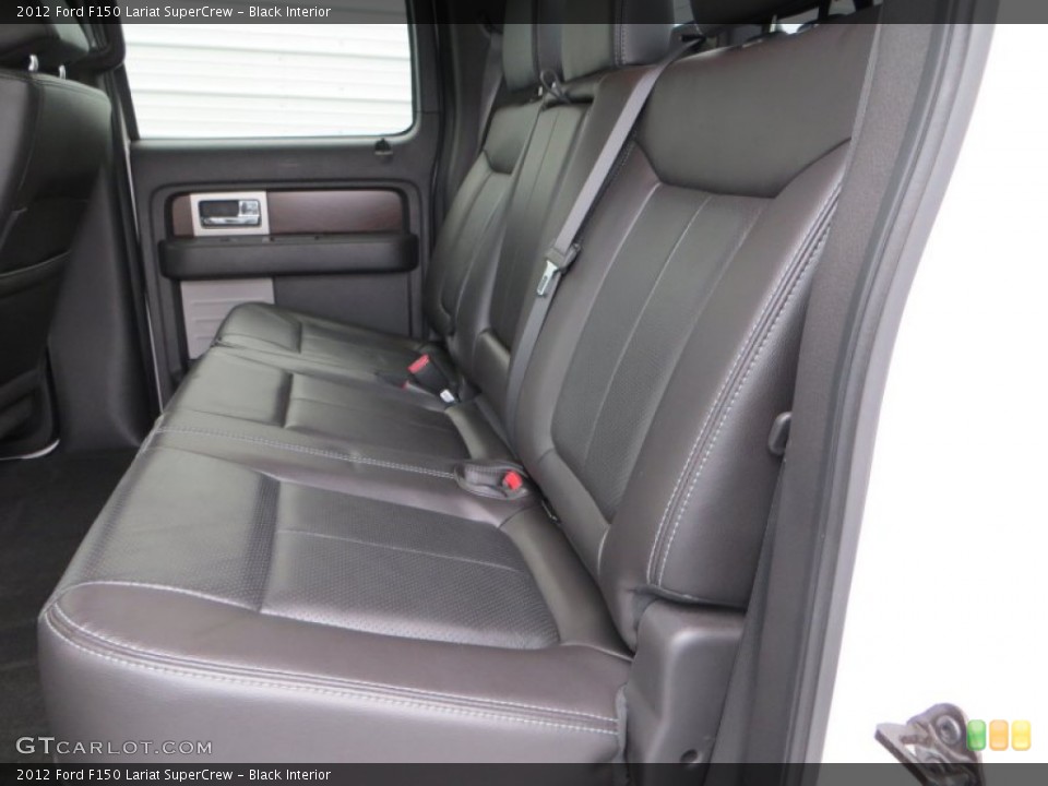 Black Interior Rear Seat for the 2012 Ford F150 Lariat SuperCrew #81210215