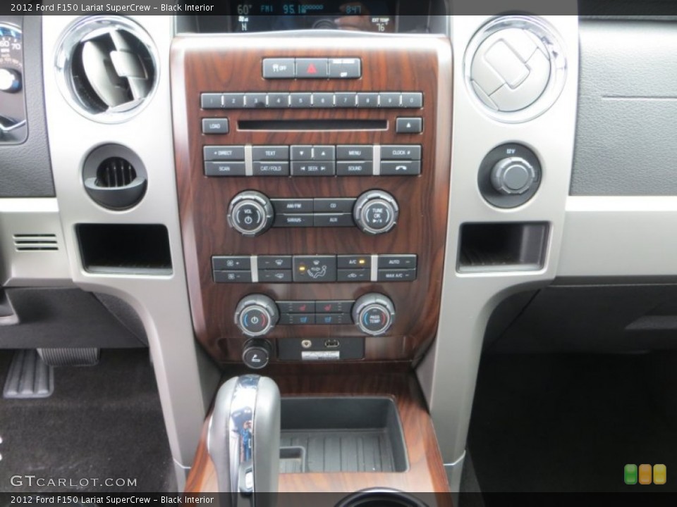 Black Interior Controls for the 2012 Ford F150 Lariat SuperCrew #81210351