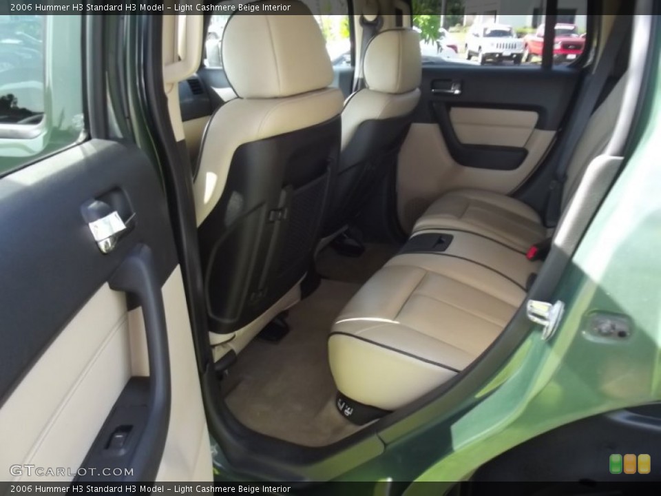Light Cashmere Beige Interior Rear Seat for the 2006 Hummer H3  #81210495