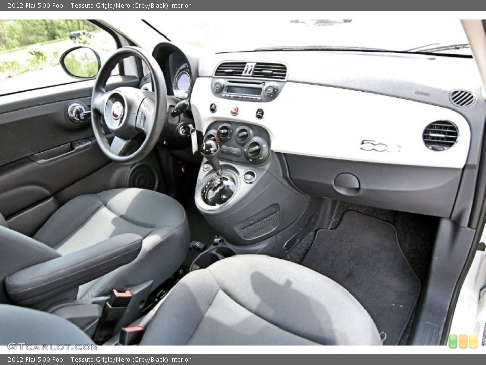 Tessuto Grigio/Nero (Grey/Black) Interior Dashboard for the 2012 Fiat 500 Pop #81210941