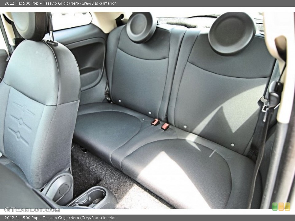 Tessuto Grigio/Nero (Grey/Black) Interior Rear Seat for the 2012 Fiat 500 Pop #81210991