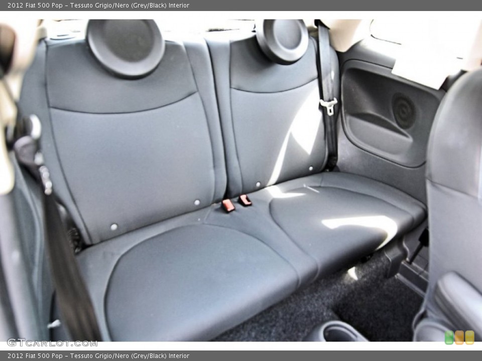 Tessuto Grigio/Nero (Grey/Black) Interior Rear Seat for the 2012 Fiat 500 Pop #81211014