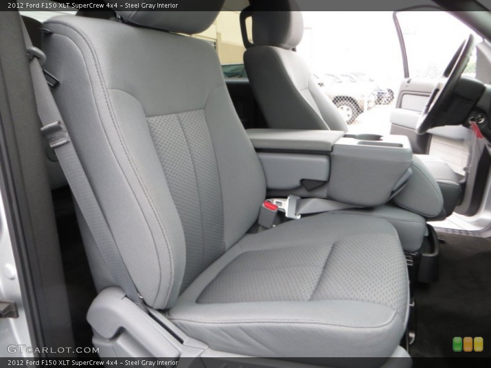 Steel Gray Interior Photo for the 2012 Ford F150 XLT SuperCrew 4x4 #81211152
