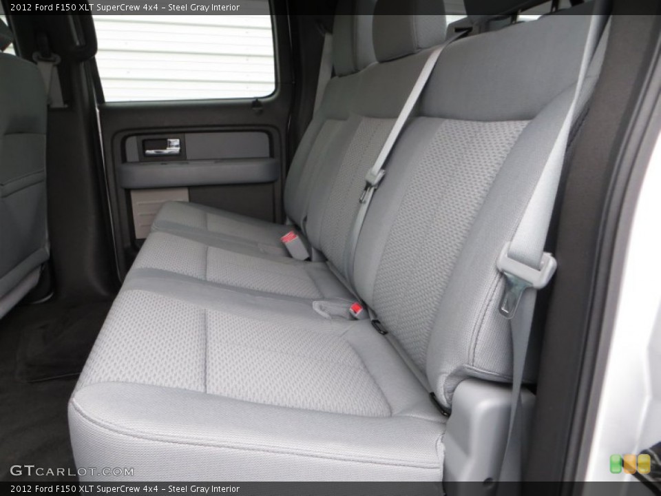 Steel Gray Interior Rear Seat for the 2012 Ford F150 XLT SuperCrew 4x4 #81211253