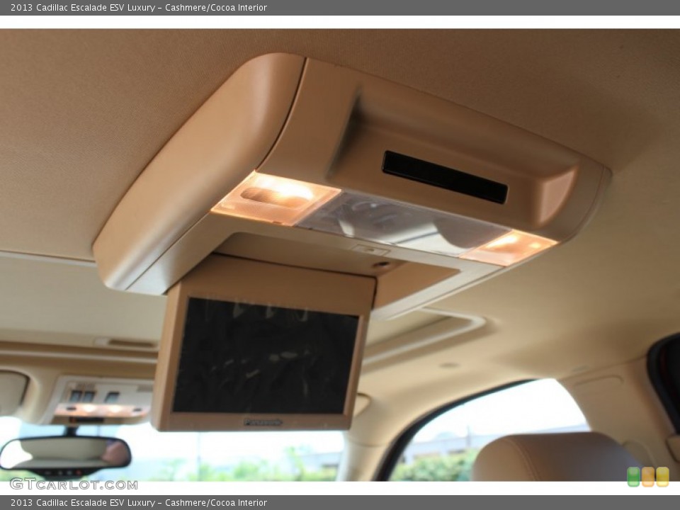 Cashmere/Cocoa Interior Entertainment System for the 2013 Cadillac Escalade ESV Luxury #81211696