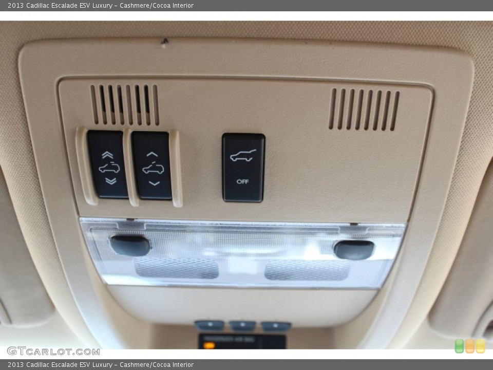 Cashmere/Cocoa Interior Controls for the 2013 Cadillac Escalade ESV Luxury #81211758