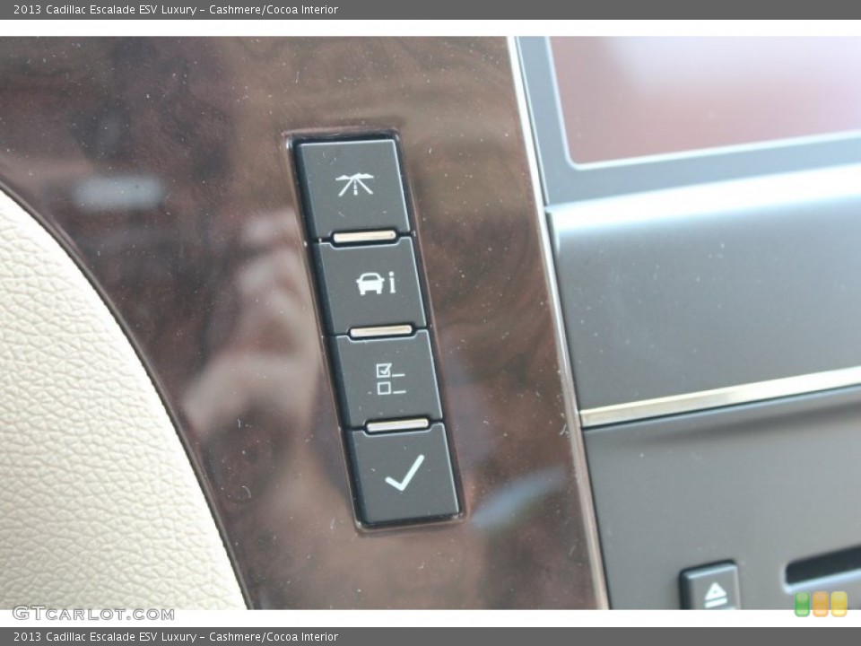 Cashmere/Cocoa Interior Controls for the 2013 Cadillac Escalade ESV Luxury #81211774
