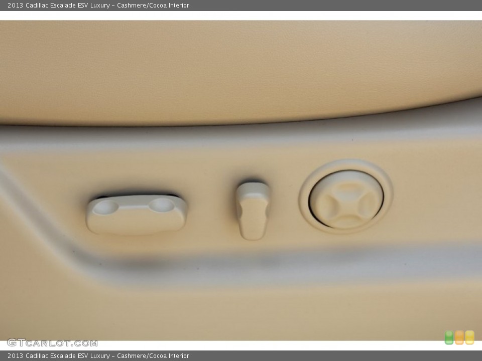 Cashmere/Cocoa Interior Controls for the 2013 Cadillac Escalade ESV Luxury #81212001