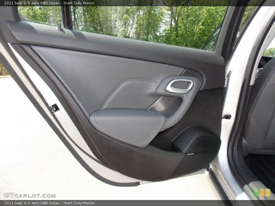 Shark Grey Interior Door Panel for the 2011 Saab 9-5 Aero XWD Sedan #81212616