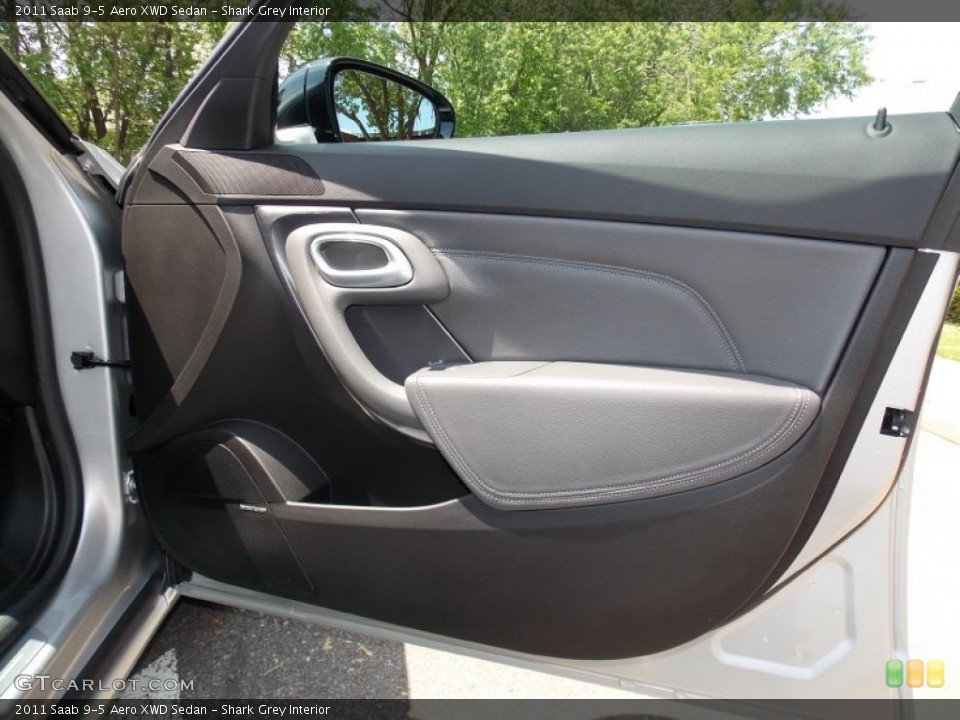 Shark Grey Interior Door Panel for the 2011 Saab 9-5 Aero XWD Sedan #81212677