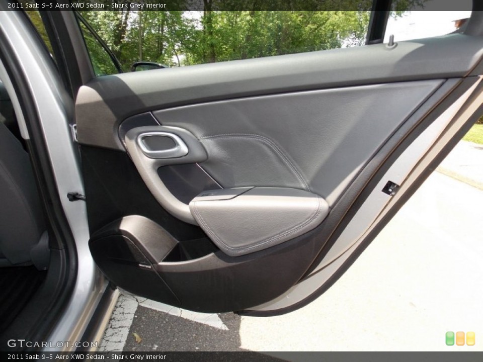 Shark Grey Interior Door Panel for the 2011 Saab 9-5 Aero XWD Sedan #81212745