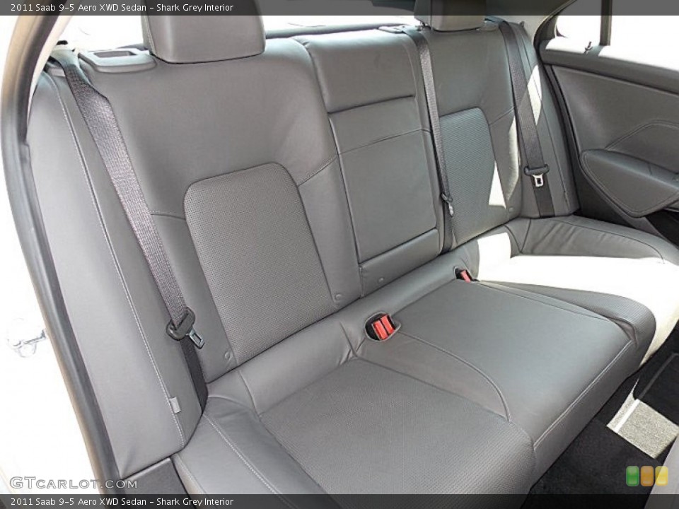 Shark Grey Interior Rear Seat for the 2011 Saab 9-5 Aero XWD Sedan #81212775