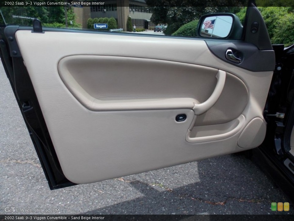 Sand Beige Interior Door Panel for the 2002 Saab 9-3 Viggen Convertible #81213259