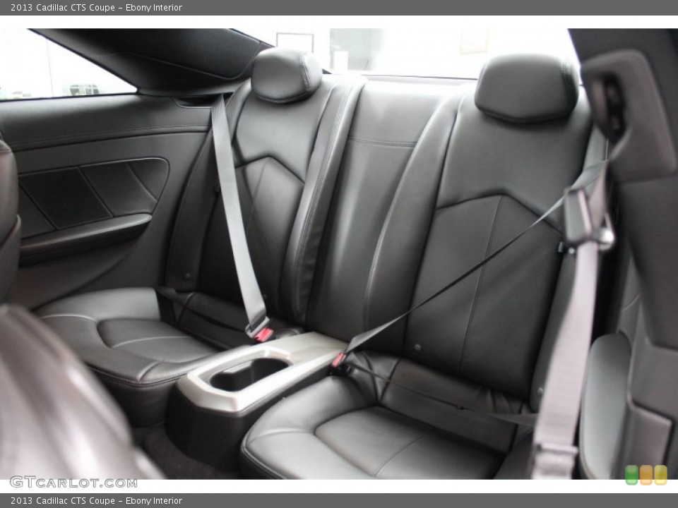 Ebony Interior Rear Seat for the 2013 Cadillac CTS Coupe #81213307