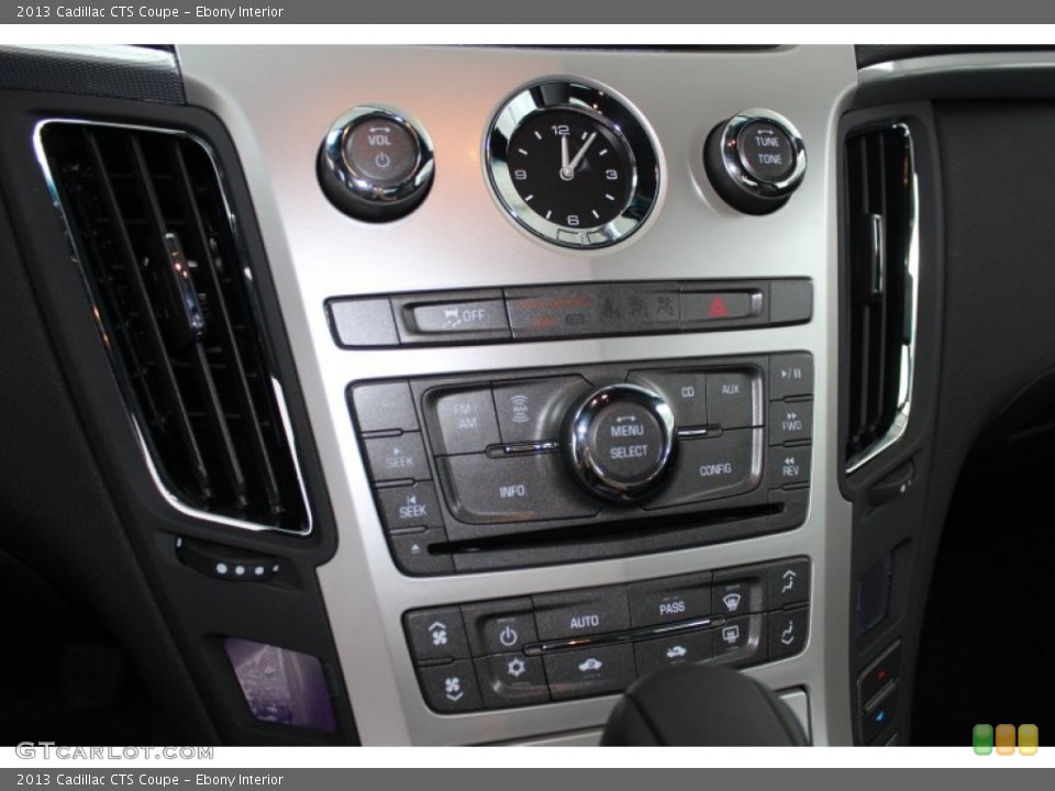 Ebony Interior Controls for the 2013 Cadillac CTS Coupe #81213396