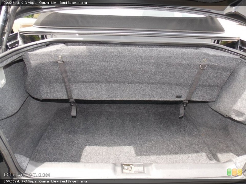 Sand Beige Interior Trunk for the 2002 Saab 9-3 Viggen Convertible #81213615