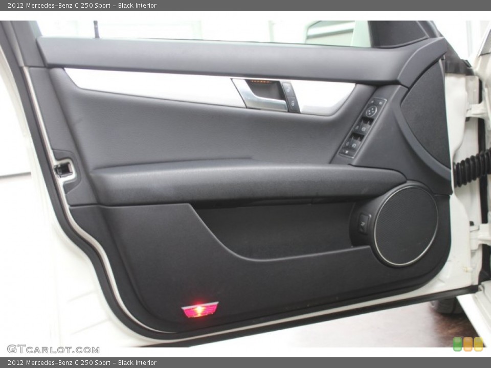 Black Interior Door Panel for the 2012 Mercedes-Benz C 250 Sport #81213945