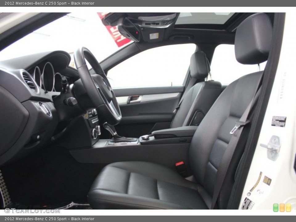 Black Interior Photo for the 2012 Mercedes-Benz C 250 Sport #81213954