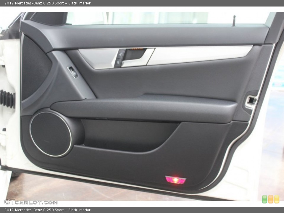 Black Interior Door Panel for the 2012 Mercedes-Benz C 250 Sport #81213975