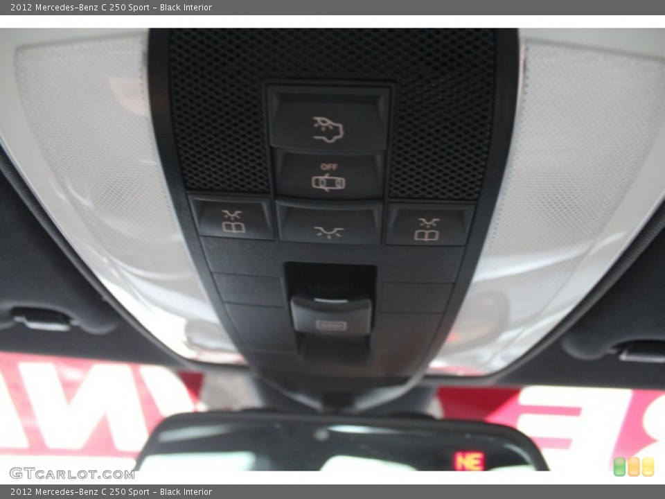 Black Interior Controls for the 2012 Mercedes-Benz C 250 Sport #81214128